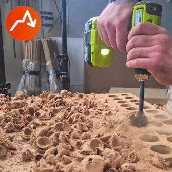 Bor-/skrumaskine test: Utholdenhet Bor-/skrumaskine test: Utholdenhet